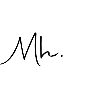 How to make Mh. name signature. Use Autography-DOLnW style for creating short signs online. This is the latest handwritten sign. Mh. signature style 10 images and pictures png