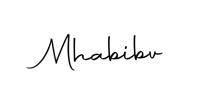 Use a signature maker to create a handwritten signature online. With this signature software, you can design (Autography-DOLnW) your own signature for name Mhabibv. Mhabibv signature style 10 images and pictures png