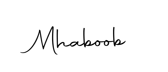 Make a beautiful signature design for name Mhaboob. With this signature (Autography-DOLnW) style, you can create a handwritten signature for free. Mhaboob signature style 10 images and pictures png