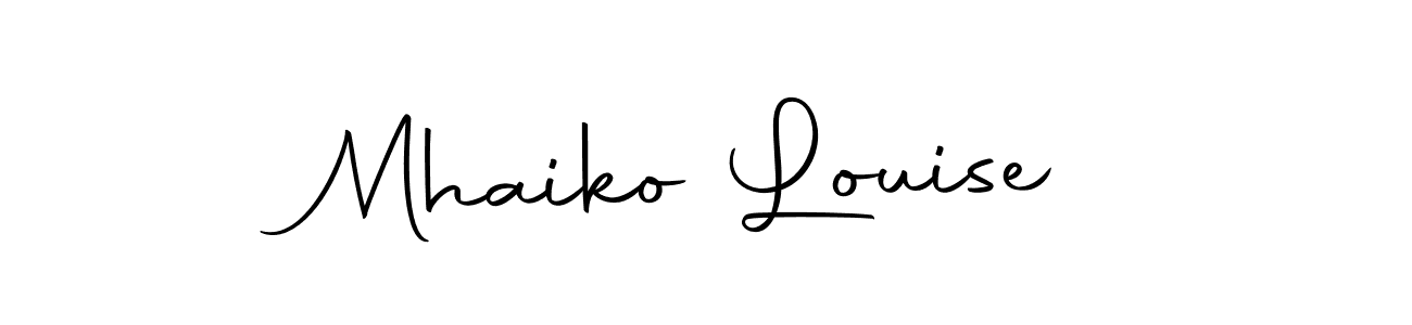 How to Draw Mhaiko Louise signature style? Autography-DOLnW is a latest design signature styles for name Mhaiko Louise. Mhaiko Louise signature style 10 images and pictures png
