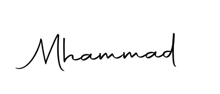 Make a beautiful signature design for name Mhammad. With this signature (Autography-DOLnW) style, you can create a handwritten signature for free. Mhammad signature style 10 images and pictures png