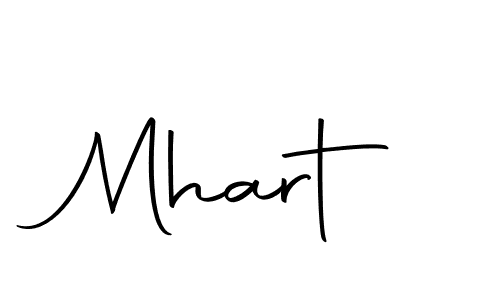 Mhart stylish signature style. Best Handwritten Sign (Autography-DOLnW) for my name. Handwritten Signature Collection Ideas for my name Mhart. Mhart signature style 10 images and pictures png