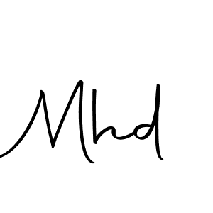 How to make Mhd signature? Autography-DOLnW is a professional autograph style. Create handwritten signature for Mhd name. Mhd signature style 10 images and pictures png