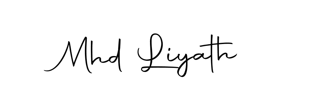 Mhd Liyath stylish signature style. Best Handwritten Sign (Autography-DOLnW) for my name. Handwritten Signature Collection Ideas for my name Mhd Liyath. Mhd Liyath signature style 10 images and pictures png