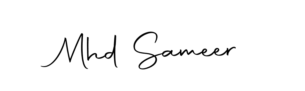 Similarly Autography-DOLnW is the best handwritten signature design. Signature creator online .You can use it as an online autograph creator for name Mhd Sameer. Mhd Sameer signature style 10 images and pictures png