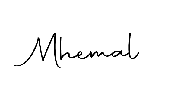 if you are searching for the best signature style for your name Mhemal. so please give up your signature search. here we have designed multiple signature styles  using Autography-DOLnW. Mhemal signature style 10 images and pictures png