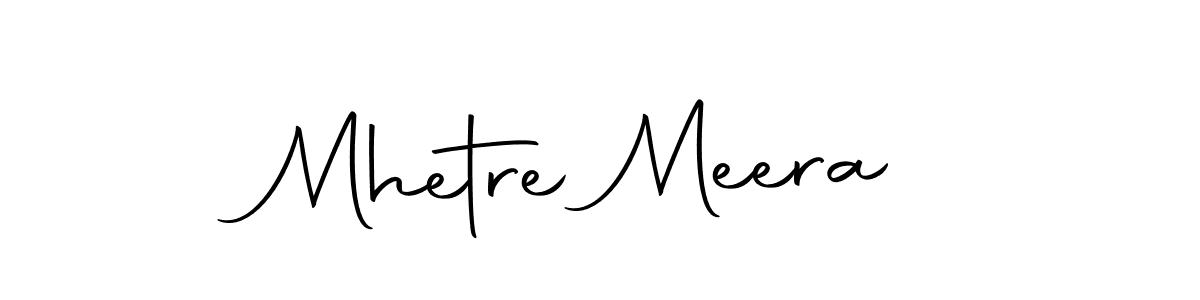 Make a beautiful signature design for name Mhetre Meera. With this signature (Autography-DOLnW) style, you can create a handwritten signature for free. Mhetre Meera signature style 10 images and pictures png