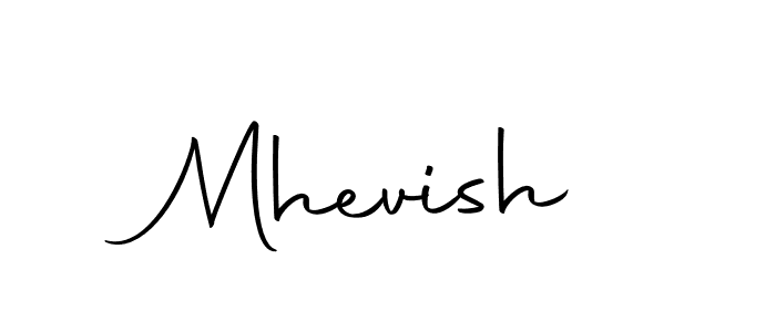Mhevish stylish signature style. Best Handwritten Sign (Autography-DOLnW) for my name. Handwritten Signature Collection Ideas for my name Mhevish. Mhevish signature style 10 images and pictures png