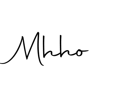 Use a signature maker to create a handwritten signature online. With this signature software, you can design (Autography-DOLnW) your own signature for name Mhho. Mhho signature style 10 images and pictures png