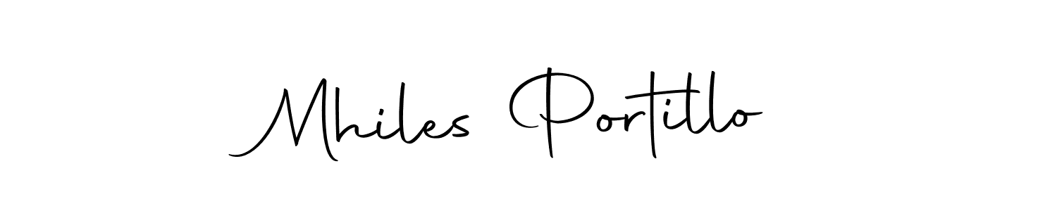 Here are the top 10 professional signature styles for the name Mhiles Portillo. These are the best autograph styles you can use for your name. Mhiles Portillo signature style 10 images and pictures png