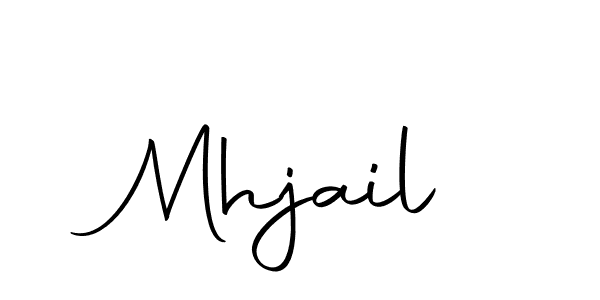 You should practise on your own different ways (Autography-DOLnW) to write your name (Mhjail) in signature. don't let someone else do it for you. Mhjail signature style 10 images and pictures png