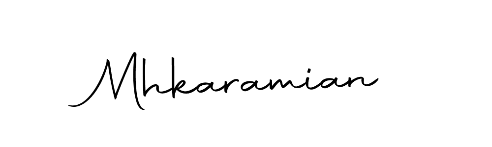 Use a signature maker to create a handwritten signature online. With this signature software, you can design (Autography-DOLnW) your own signature for name Mhkaramian. Mhkaramian signature style 10 images and pictures png