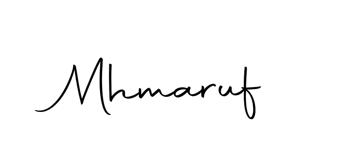 Use a signature maker to create a handwritten signature online. With this signature software, you can design (Autography-DOLnW) your own signature for name Mhmaruf. Mhmaruf signature style 10 images and pictures png