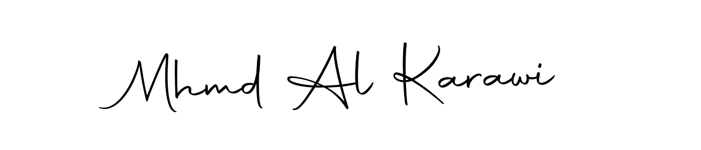 Make a beautiful signature design for name Mhmd Al Karawi. Use this online signature maker to create a handwritten signature for free. Mhmd Al Karawi signature style 10 images and pictures png