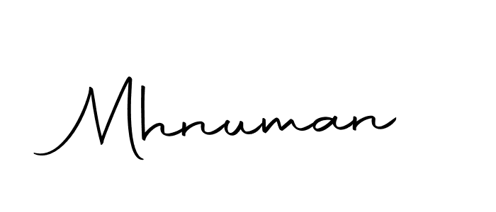 How to make Mhnuman name signature. Use Autography-DOLnW style for creating short signs online. This is the latest handwritten sign. Mhnuman signature style 10 images and pictures png