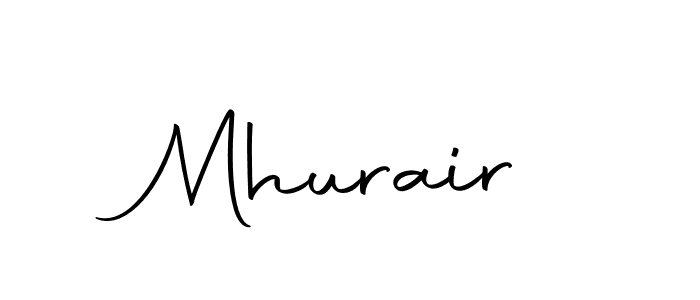 Mhurair stylish signature style. Best Handwritten Sign (Autography-DOLnW) for my name. Handwritten Signature Collection Ideas for my name Mhurair. Mhurair signature style 10 images and pictures png
