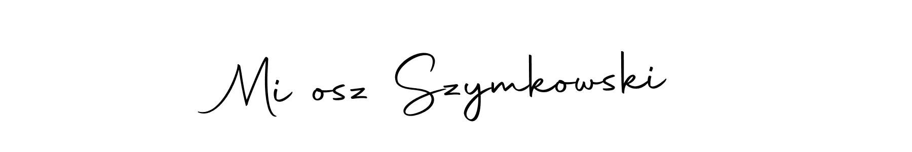 Miłosz Szymkowski stylish signature style. Best Handwritten Sign (Autography-DOLnW) for my name. Handwritten Signature Collection Ideas for my name Miłosz Szymkowski. Miłosz Szymkowski signature style 10 images and pictures png