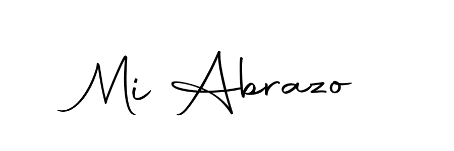 Create a beautiful signature design for name Mi Abrazo. With this signature (Autography-DOLnW) fonts, you can make a handwritten signature for free. Mi Abrazo signature style 10 images and pictures png