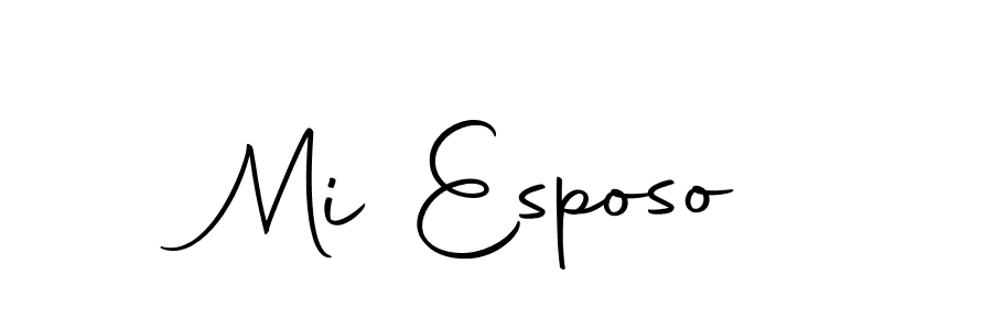 if you are searching for the best signature style for your name Mi Esposo. so please give up your signature search. here we have designed multiple signature styles  using Autography-DOLnW. Mi Esposo signature style 10 images and pictures png