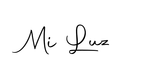 How to Draw Mi Luz signature style? Autography-DOLnW is a latest design signature styles for name Mi Luz. Mi Luz signature style 10 images and pictures png