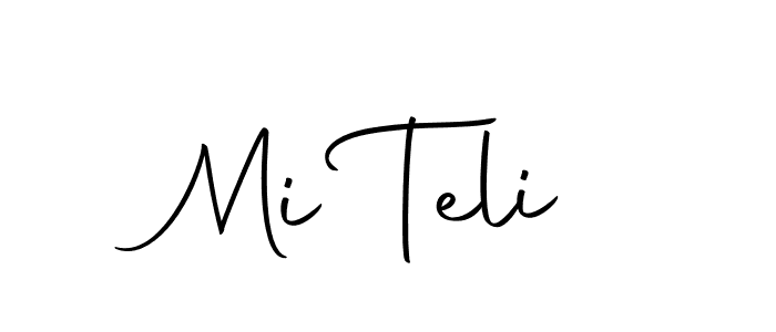 Mi Teli stylish signature style. Best Handwritten Sign (Autography-DOLnW) for my name. Handwritten Signature Collection Ideas for my name Mi Teli. Mi Teli signature style 10 images and pictures png