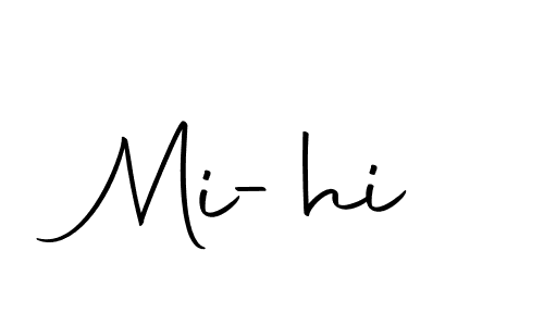 if you are searching for the best signature style for your name Mi-hi. so please give up your signature search. here we have designed multiple signature styles  using Autography-DOLnW. Mi-hi signature style 10 images and pictures png