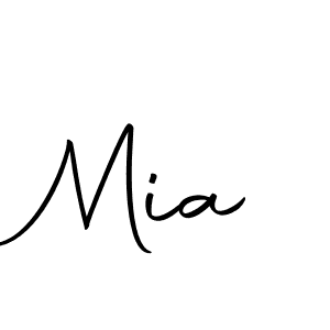 Use a signature maker to create a handwritten signature online. With this signature software, you can design (Autography-DOLnW) your own signature for name Mia. Mia signature style 10 images and pictures png
