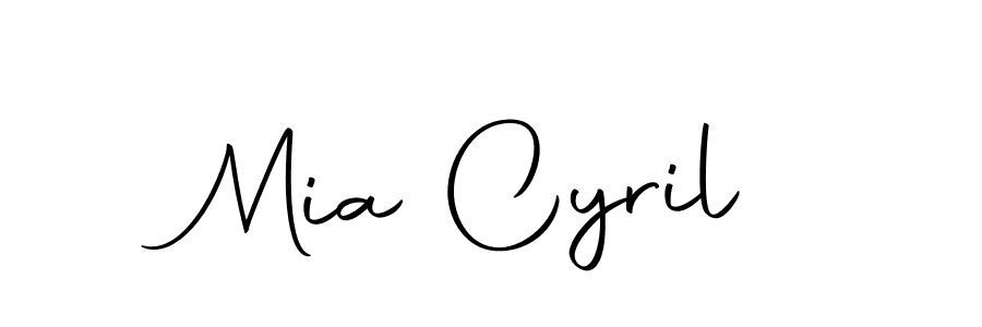 This is the best signature style for the Mia Cyril name. Also you like these signature font (Autography-DOLnW). Mix name signature. Mia Cyril signature style 10 images and pictures png