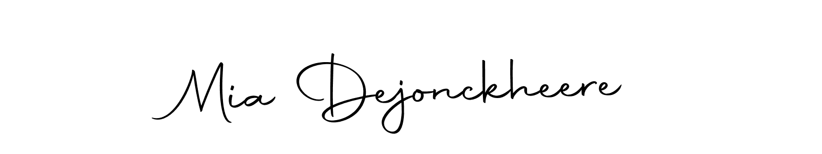 The best way (Autography-DOLnW) to make a short signature is to pick only two or three words in your name. The name Mia Dejonckheere include a total of six letters. For converting this name. Mia Dejonckheere signature style 10 images and pictures png