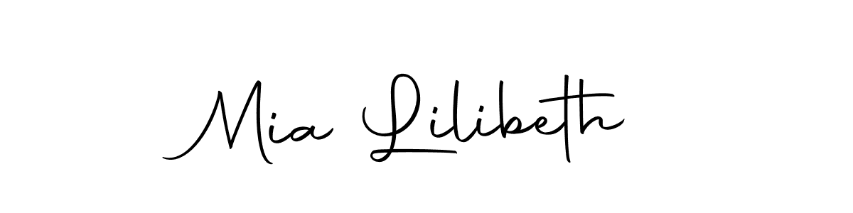 You can use this online signature creator to create a handwritten signature for the name Mia Lilibeth. This is the best online autograph maker. Mia Lilibeth signature style 10 images and pictures png