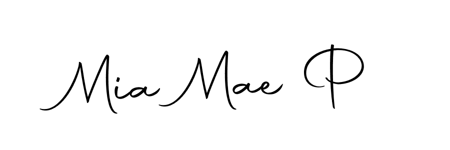 Also we have Mia Mae P name is the best signature style. Create professional handwritten signature collection using Autography-DOLnW autograph style. Mia Mae P signature style 10 images and pictures png