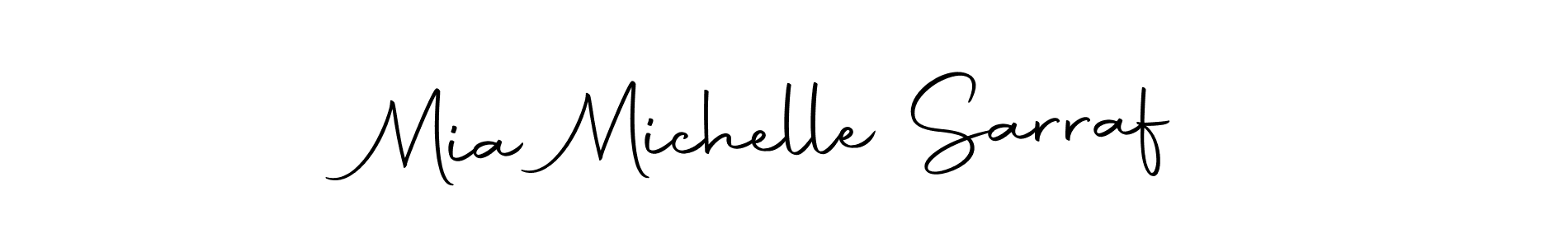 Here are the top 10 professional signature styles for the name Mia Michelle Sarraf. These are the best autograph styles you can use for your name. Mia Michelle Sarraf signature style 10 images and pictures png