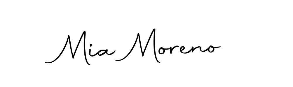 Use a signature maker to create a handwritten signature online. With this signature software, you can design (Autography-DOLnW) your own signature for name Mia Moreno. Mia Moreno signature style 10 images and pictures png