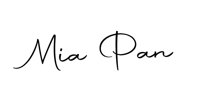 Create a beautiful signature design for name Mia Pan. With this signature (Autography-DOLnW) fonts, you can make a handwritten signature for free. Mia Pan signature style 10 images and pictures png