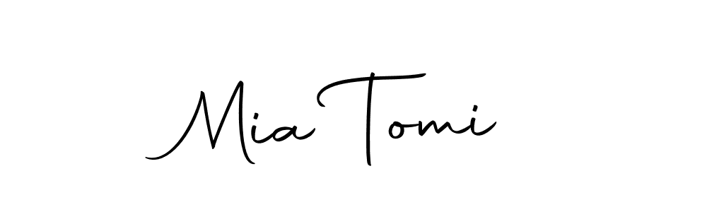 Also we have Mia TomiĆ name is the best signature style. Create professional handwritten signature collection using Autography-DOLnW autograph style. Mia TomiĆ signature style 10 images and pictures png