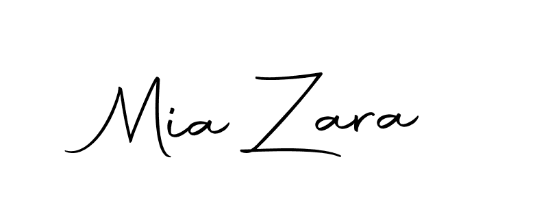 Create a beautiful signature design for name Mia Zara. With this signature (Autography-DOLnW) fonts, you can make a handwritten signature for free. Mia Zara signature style 10 images and pictures png
