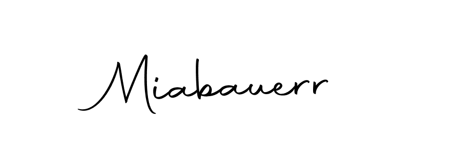 You should practise on your own different ways (Autography-DOLnW) to write your name (Miabauerr) in signature. don't let someone else do it for you. Miabauerr signature style 10 images and pictures png