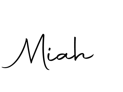 Create a beautiful signature design for name Miah. With this signature (Autography-DOLnW) fonts, you can make a handwritten signature for free. Miah signature style 10 images and pictures png