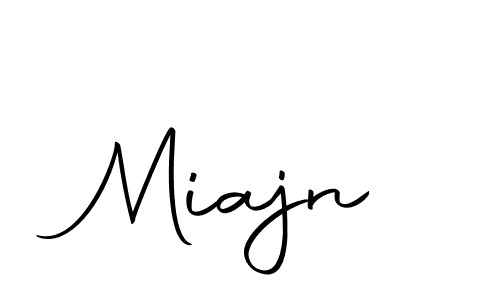 Make a beautiful signature design for name Miajn. With this signature (Autography-DOLnW) style, you can create a handwritten signature for free. Miajn signature style 10 images and pictures png