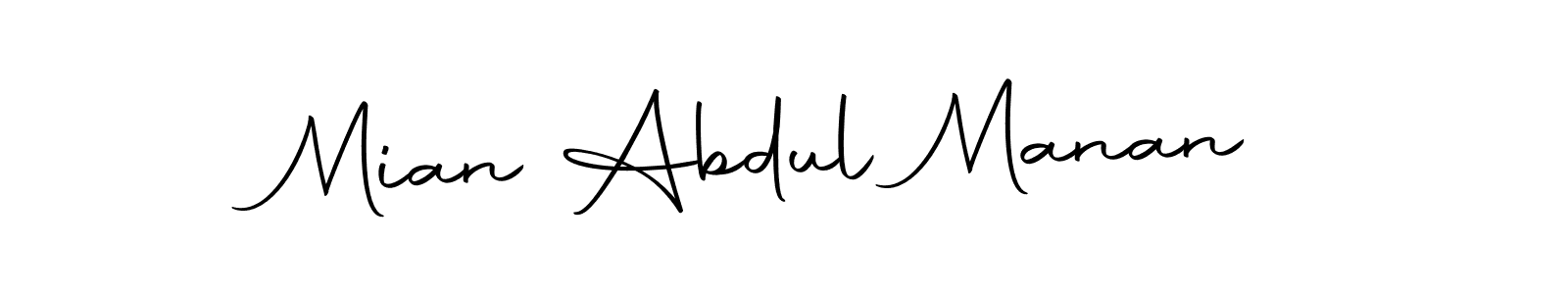 You should practise on your own different ways (Autography-DOLnW) to write your name (Mian Abdul Manan) in signature. don't let someone else do it for you. Mian Abdul Manan signature style 10 images and pictures png