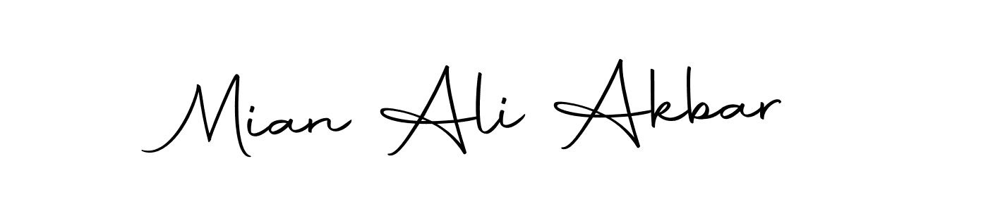 The best way (Autography-DOLnW) to make a short signature is to pick only two or three words in your name. The name Mian Ali Akbar include a total of six letters. For converting this name. Mian Ali Akbar signature style 10 images and pictures png