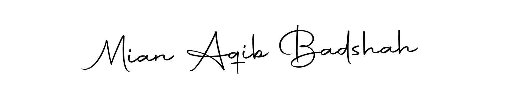 Make a beautiful signature design for name Mian Aqib Badshah. Use this online signature maker to create a handwritten signature for free. Mian Aqib Badshah signature style 10 images and pictures png