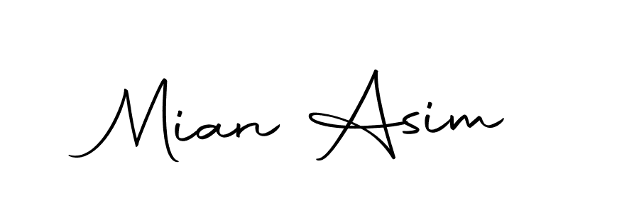 How to make Mian Asim name signature. Use Autography-DOLnW style for creating short signs online. This is the latest handwritten sign. Mian Asim signature style 10 images and pictures png