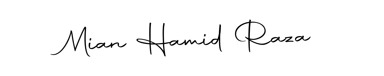 Use a signature maker to create a handwritten signature online. With this signature software, you can design (Autography-DOLnW) your own signature for name Mian Hamid Raza. Mian Hamid Raza signature style 10 images and pictures png