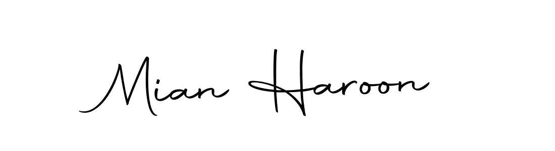 How to make Mian Haroon signature? Autography-DOLnW is a professional autograph style. Create handwritten signature for Mian Haroon name. Mian Haroon signature style 10 images and pictures png