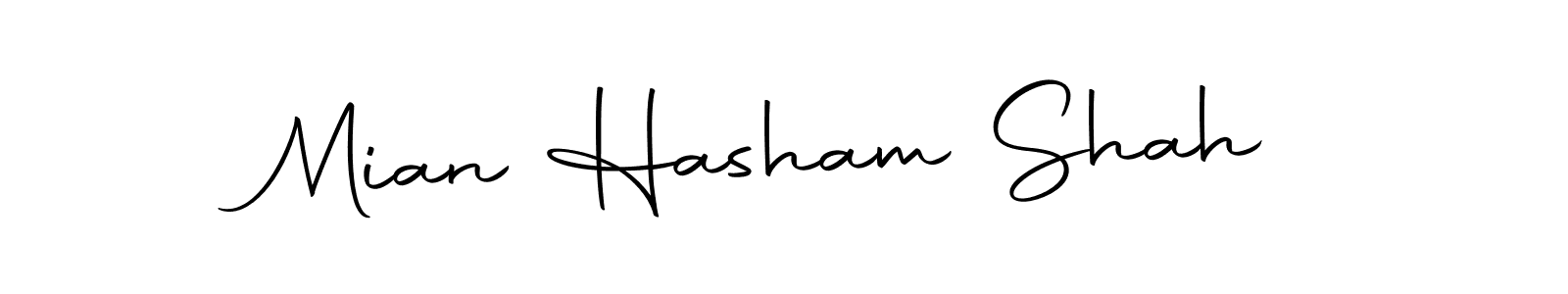 if you are searching for the best signature style for your name Mian Hasham Shah. so please give up your signature search. here we have designed multiple signature styles  using Autography-DOLnW. Mian Hasham Shah signature style 10 images and pictures png