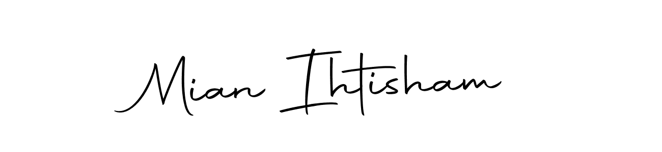 Also we have Mian Ihtisham name is the best signature style. Create professional handwritten signature collection using Autography-DOLnW autograph style. Mian Ihtisham signature style 10 images and pictures png