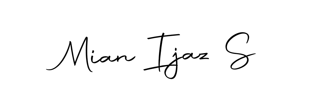 How to make Mian Ijaz S signature? Autography-DOLnW is a professional autograph style. Create handwritten signature for Mian Ijaz S name. Mian Ijaz S signature style 10 images and pictures png