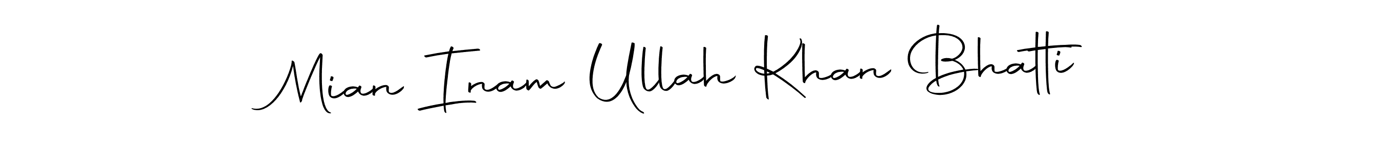 Here are the top 10 professional signature styles for the name Mian Inam Ullah Khan Bhatti. These are the best autograph styles you can use for your name. Mian Inam Ullah Khan Bhatti signature style 10 images and pictures png