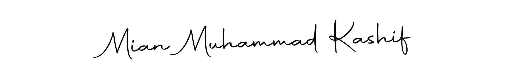 Use a signature maker to create a handwritten signature online. With this signature software, you can design (Autography-DOLnW) your own signature for name Mian Muhammad Kashif. Mian Muhammad Kashif signature style 10 images and pictures png